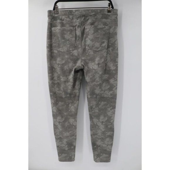NEW SPANX Women 1X Jean-ish Ankle Leggings Stone Wash Camo High Rise - Picture 5 of 12